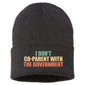 I Don’t Coparent With The Governmen I Dont Co Parent Sustainable Knit Beanie