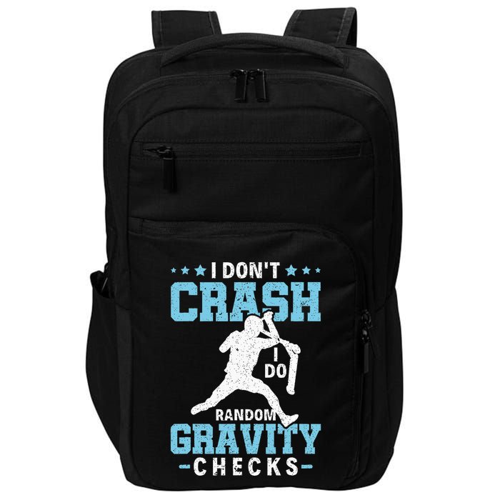 I DonT Crash I Do Random Gravity Checks Stunt Scooter Impact Tech Backpack