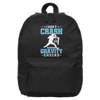 I DonT Crash I Do Random Gravity Checks Stunt Scooter 16 in Basic Backpack