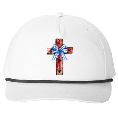 Independence Day Christian 4th Of July Snapback Five-Panel Rope Hat