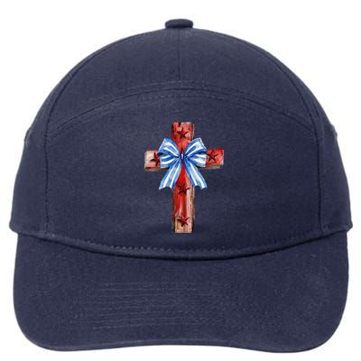 Independence Day Christian 4th Of July 7-Panel Snapback Hat