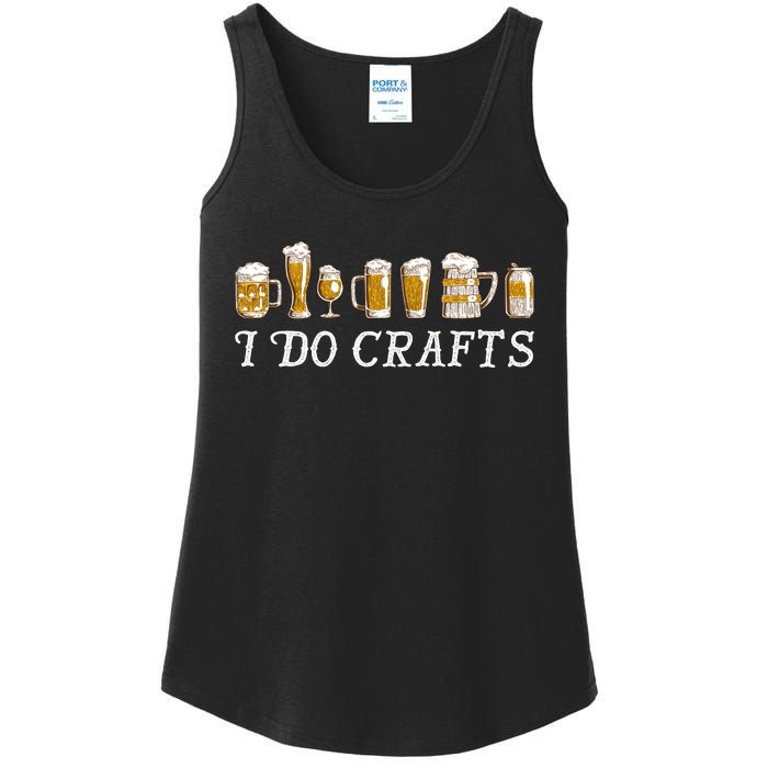 I Do Crafts Beer Lover Ladies Essential Tank