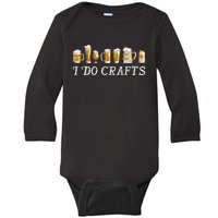 I Do Crafts Beer Lover Baby Long Sleeve Bodysuit