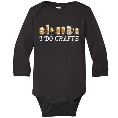 I Do Crafts Beer Lover Baby Long Sleeve Bodysuit