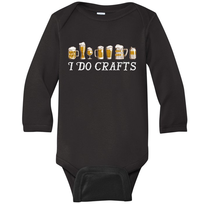 I Do Crafts Beer Lover Baby Long Sleeve Bodysuit