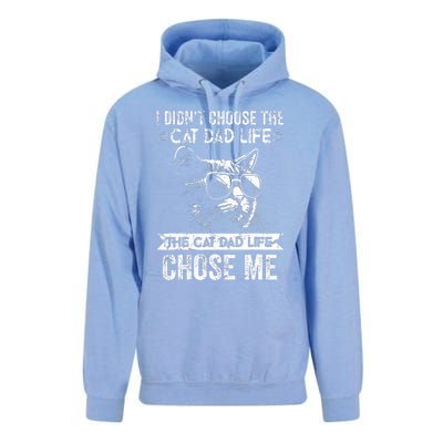 I Didn't Choose The Cat Dad Life The Cat Dad Life Chose Me Unisex Surf Hoodie