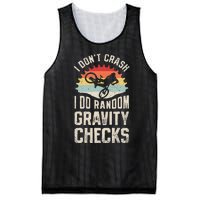 I DonT Crash I Do Random Gravity Checks Mountain Biking Mesh Reversible Basketball Jersey Tank