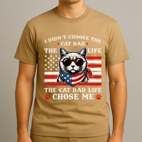 I DidnT Choose The Cat Dad Life The Cat Dad Life Chose Me T-Shirt
