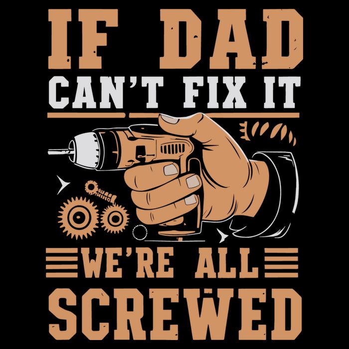 If Dad Cant Fix It Retro Dad Tools T-Shirt