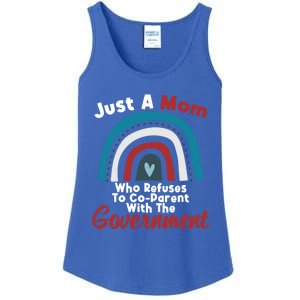 I Don't Coparent With The Governt Respect Freedom Gift Ladies Essential Tank