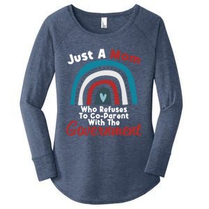 I Don't Coparent With The Governt Respect Freedom Gift Women's Perfect Tri Tunic Long Sleeve Shirt