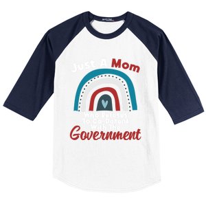 I Don't Coparent With The Governt Respect Freedom Gift Baseball Sleeve Shirt