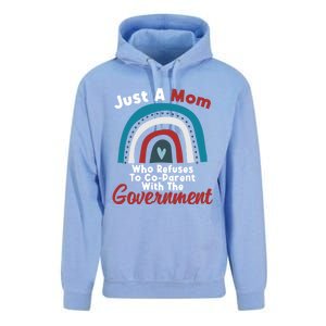 I Don't Coparent With The Governt Respect Freedom Gift Unisex Surf Hoodie