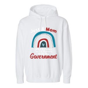 I Don't Coparent With The Governt Respect Freedom Gift Garment-Dyed Fleece Hoodie