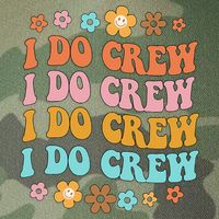 I Do Crew Bride & Bridesmaid Groovy Bachelorette Matching Legacy Tie Dye Trucker Hat