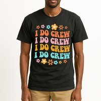 I Do Crew Bride & Bridesmaid Groovy Bachelorette Matching Tall T-Shirt