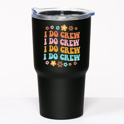 I Do Crew Bride & Bridesmaid Groovy Bachelorette Matching Tumbler