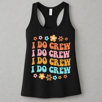 I Do Crew Bride & Bridesmaid Groovy Bachelorette Matching Womens Tank Top