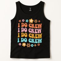 I Do Crew Bride & Bridesmaid Groovy Bachelorette Matching Tank Top