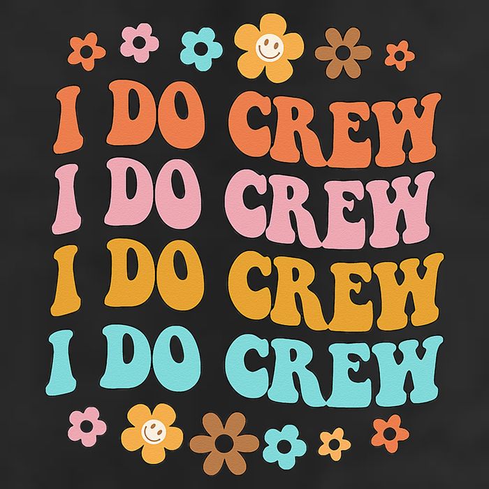I Do Crew Bride & Bridesmaid Groovy Bachelorette Matching Golf Towel