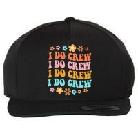 I Do Crew Bride & Bridesmaid Groovy Bachelorette Matching Wool Snapback Cap