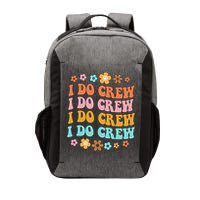 I Do Crew Bride & Bridesmaid Groovy Bachelorette Matching Vector Backpack