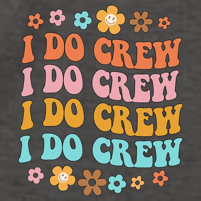 I Do Crew Bride & Bridesmaid Groovy Bachelorette Matching Vector Backpack