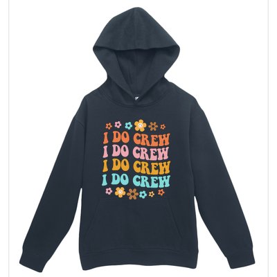 I Do Crew Bride & Bridesmaid Groovy Bachelorette Matching Urban Pullover Hoodie