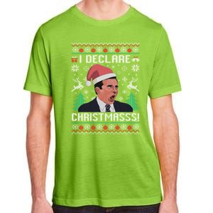 I Declare Christmas, The Office Christmas Sweater Adult ChromaSoft Performance T-Shirt