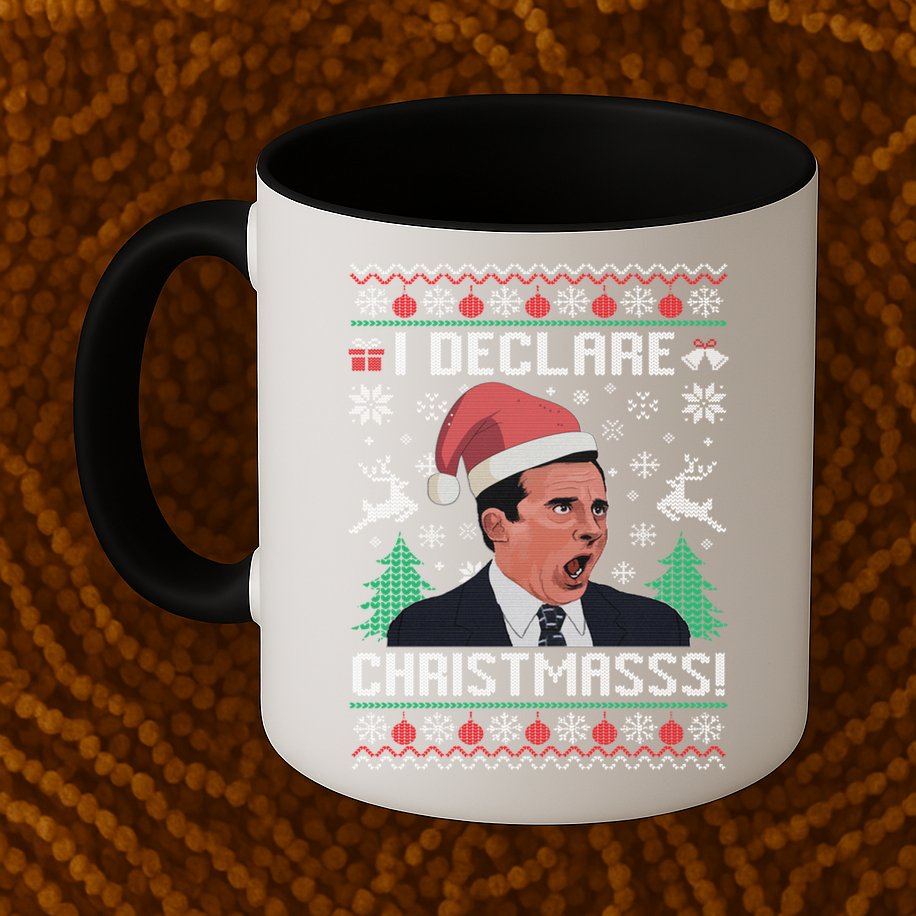 I Declare Christmas, The Office Christmas Sweater Mug