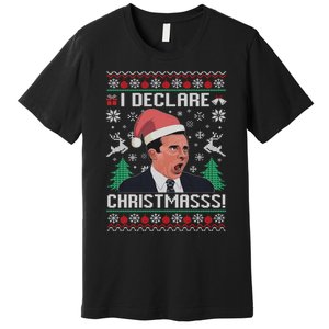 I Declare Christmas, The Office Christmas Sweater Premium T-Shirt