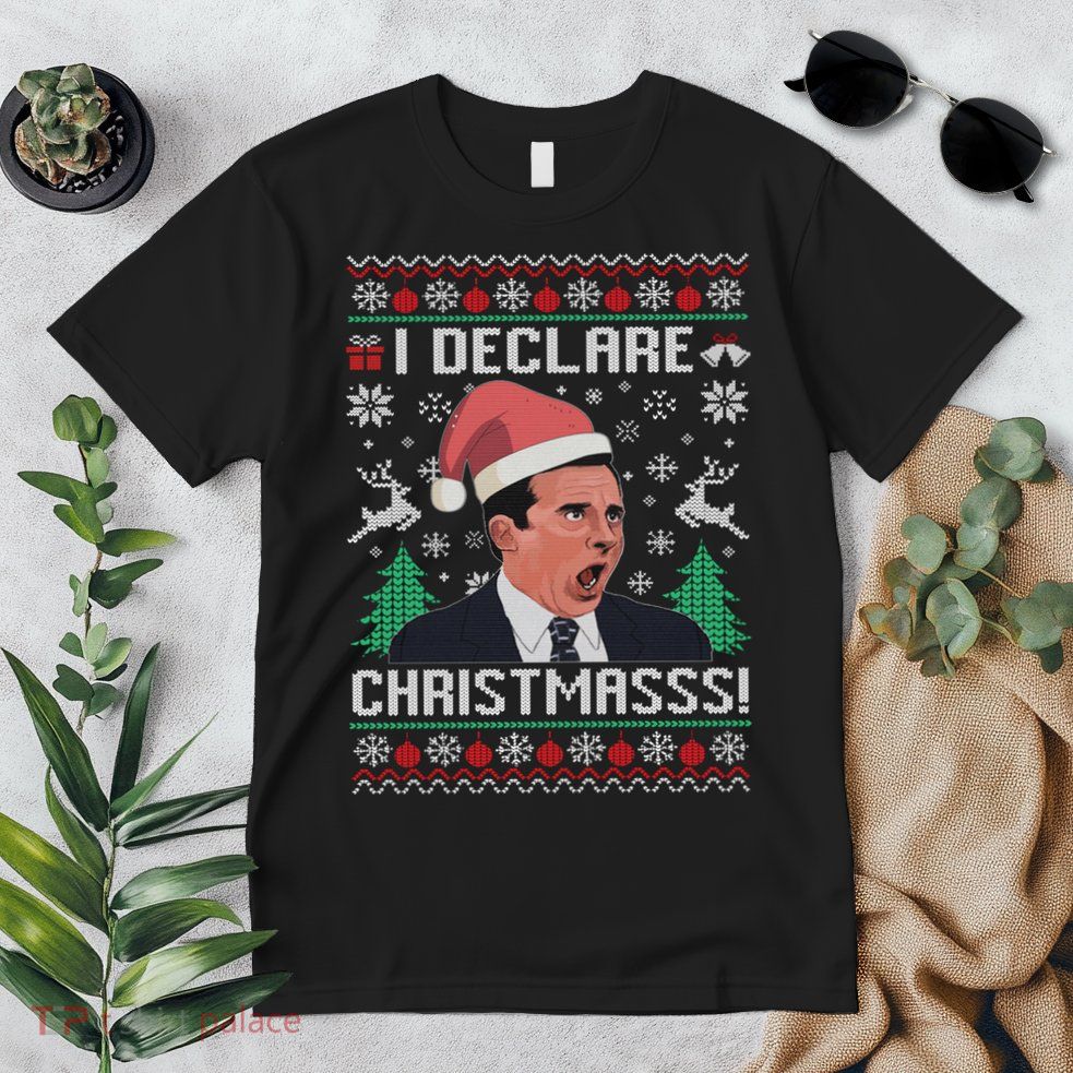 I Declare Christmas, The Office Christmas Sweater Premium T-Shirt