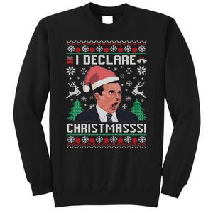 I Declare Christmas, The Office Christmas Sweater Tall Sweatshirt