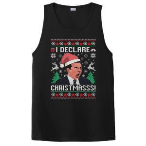 I Declare Christmas, The Office Christmas Sweater PosiCharge Competitor Tank