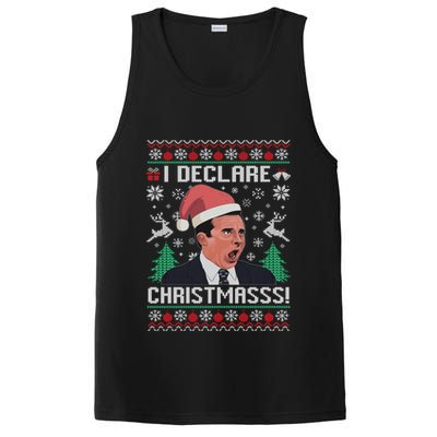 I Declare Christmas, The Office Christmas Sweater PosiCharge Competitor Tank