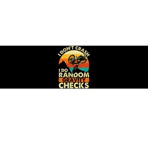 I DonT Crash I Do Random Gravity Checks Mountain Biking Bumper Sticker