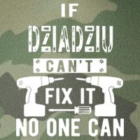 If Dziadziu Can't Fix It No One Can Poland Polish Grandpa Legacy Tie Dye Trucker Hat