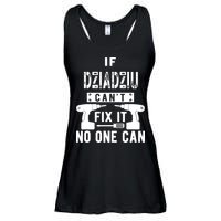 If Dziadziu Can't Fix It No One Can Poland Polish Grandpa Ladies Essential Flowy Tank