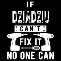 If Dziadziu Can't Fix It No One Can Poland Polish Grandpa Sustainable Beanie