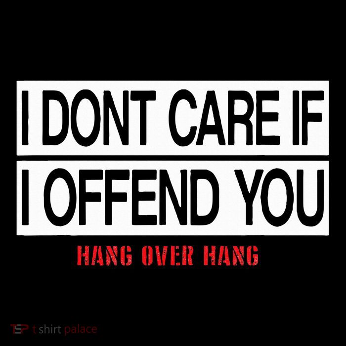 I DonT Care If I Offend You Drawstring Bag