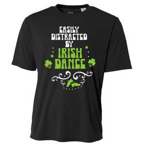 Irish Dancer Ceili Reel Dance Feis Irish Step Dance Shoes Cooling Performance Crew T-Shirt