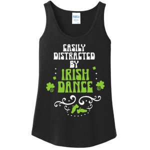 Irish Dancer Ceili Reel Dance Feis Irish Step Dance Shoes Ladies Essential Tank