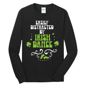 Irish Dancer Ceili Reel Dance Feis Irish Step Dance Shoes Tall Long Sleeve T-Shirt