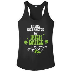 Irish Dancer Ceili Reel Dance Feis Irish Step Dance Shoes Ladies PosiCharge Competitor Racerback Tank