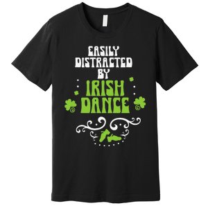 Irish Dancer Ceili Reel Dance Feis Irish Step Dance Shoes Premium T-Shirt