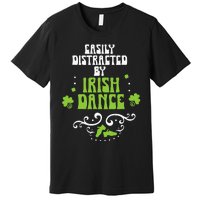 Irish Dancer Ceili Reel Dance Feis Irish Step Dance Shoes Premium T-Shirt