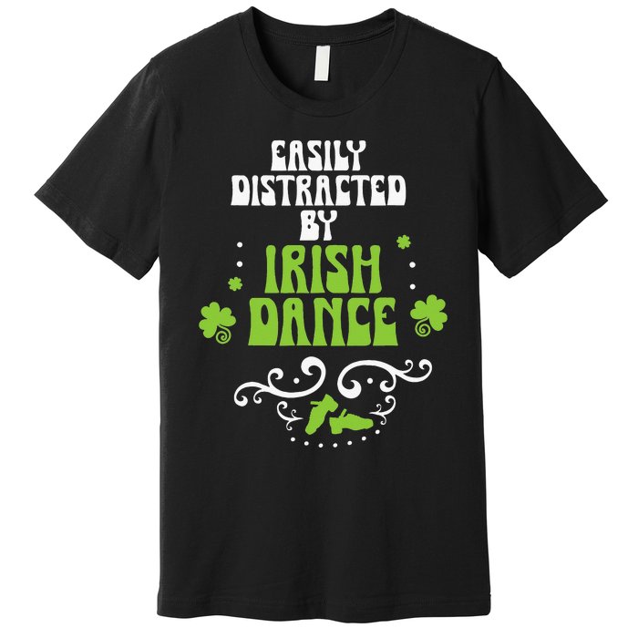 Irish Dancer Ceili Reel Dance Feis Irish Step Dance Shoes Premium T-Shirt