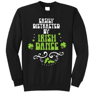 Irish Dancer Ceili Reel Dance Feis Irish Step Dance Shoes Tall Sweatshirt