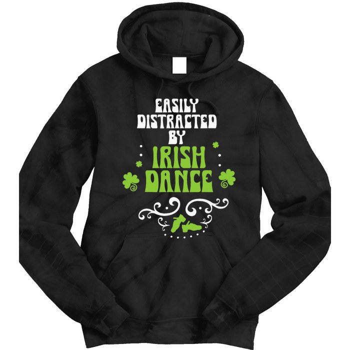 Irish Dancer Ceili Reel Dance Feis Irish Step Dance Shoes Tie Dye Hoodie