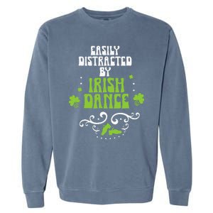 Irish Dancer Ceili Reel Dance Feis Irish Step Dance Shoes Garment-Dyed Sweatshirt